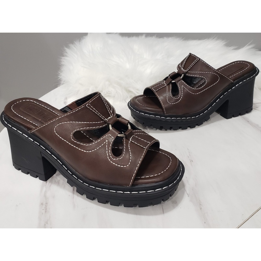 SZ 9 CURRENT MOOD Dolls Kill Platform Sandal CLOG MARY JANE DELIAS BUTTERFLY